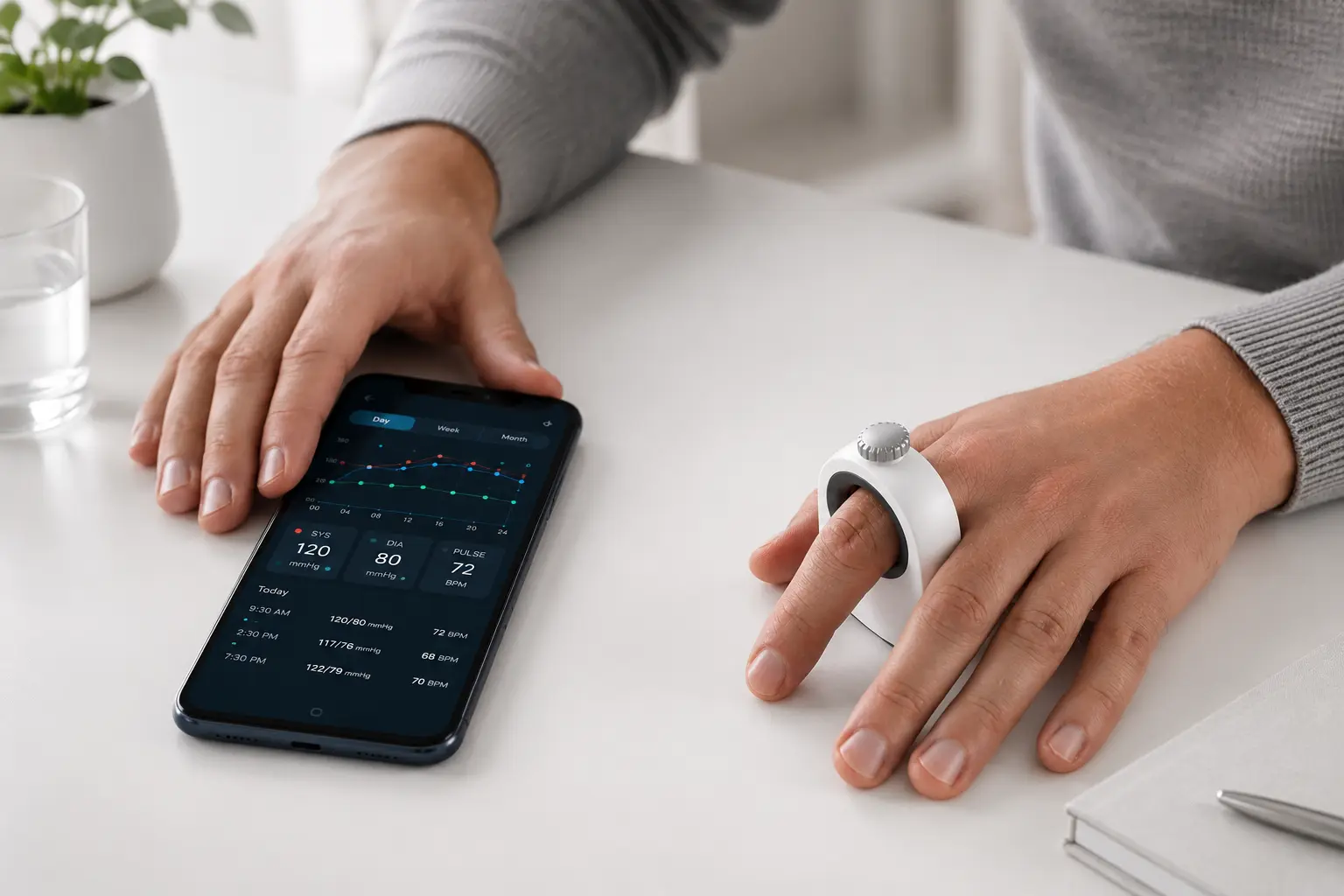 Siiring — Miniaturized blood pressure monitor